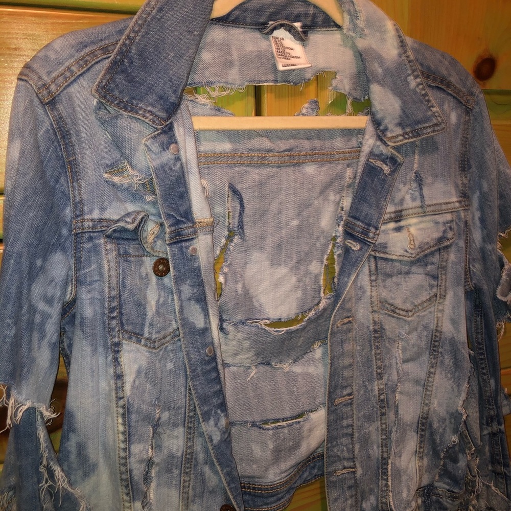 “Worn” Jean Jacket
